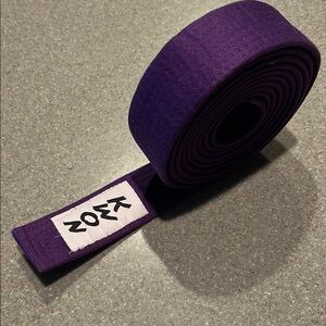 Purple Martial Arts belt